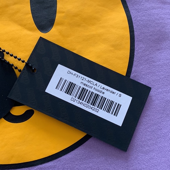 DREW HOUSE mascot hoodie-lavender smiley face - Picture 8 of 8